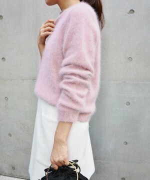 IENA アンゴラファーショートプルオーバー