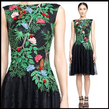 TADASHI SHOJI ケープタウン美ワンピース