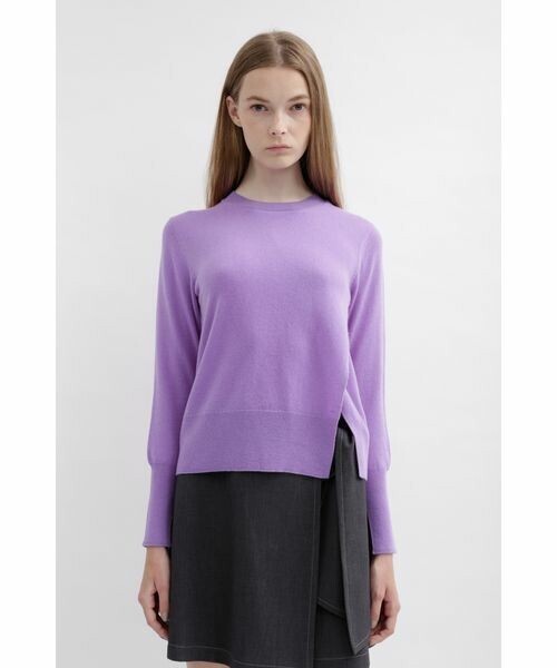 JILLSTUART キャロル丸首ニット