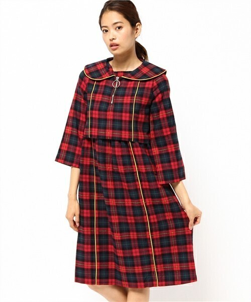 Aymmy in the batty girls LARGO 3WAY チェックワンピース
