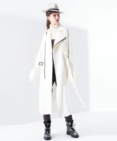 AULA AILA COMPRESSED WOOL COAT