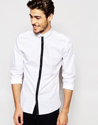 ASOS Noakコントラストフロントシャツ