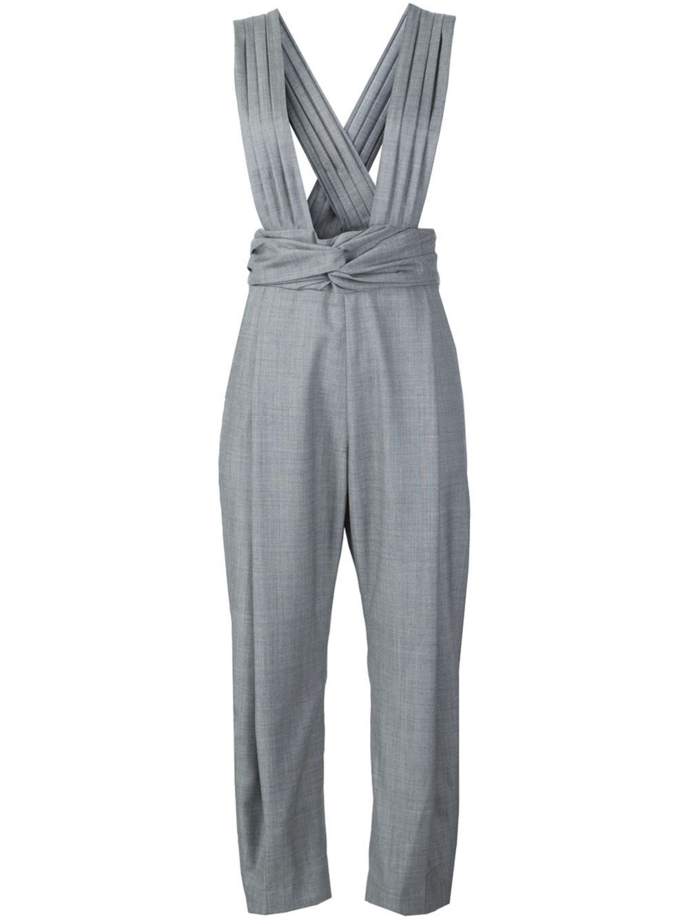RACHEL COMEY プリーツストラップ クロップドパンツ