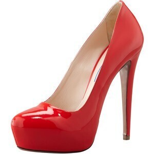 PRADA Patent Platform Pump