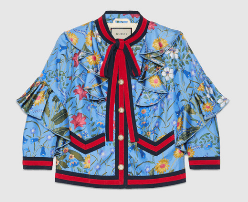 GUCCI ニューフローラ シルクジャケット