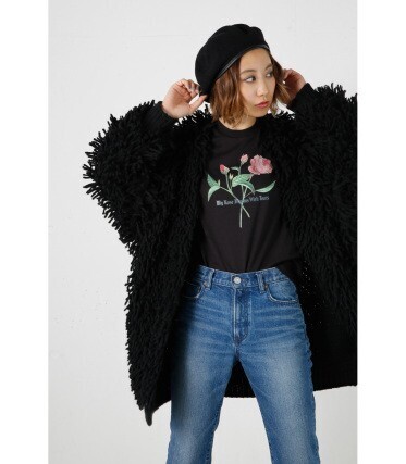 moussy LOOP VOLUME カーディガン