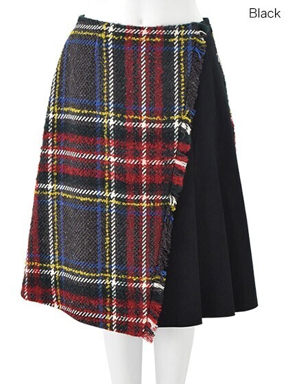 Chesty Tweed Check Skirt