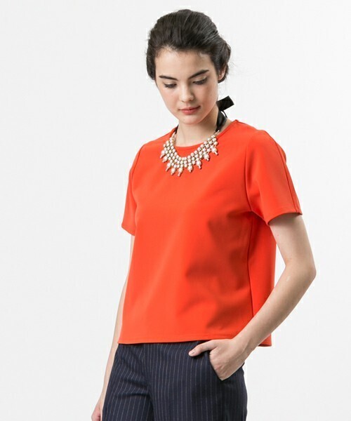 LANVIN en Bleu ベーシックブラウス