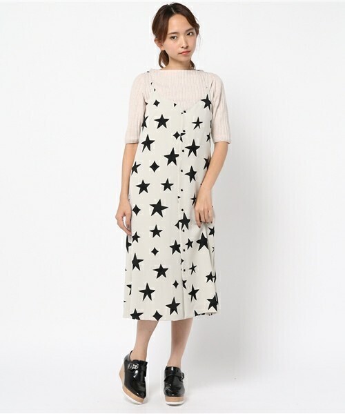 X-girl STARRY SLIP DRESS