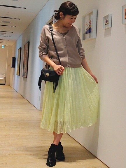 Mystrada ワッシャープリーツスカート