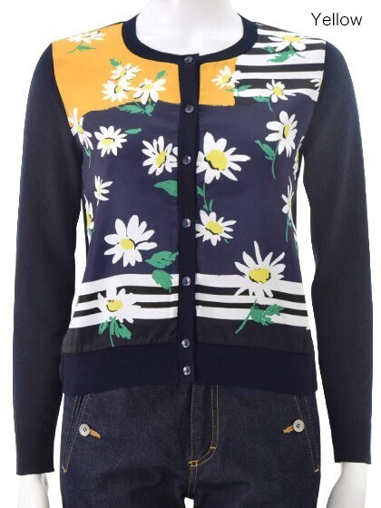 Chesty Marguerit Border Cardigan