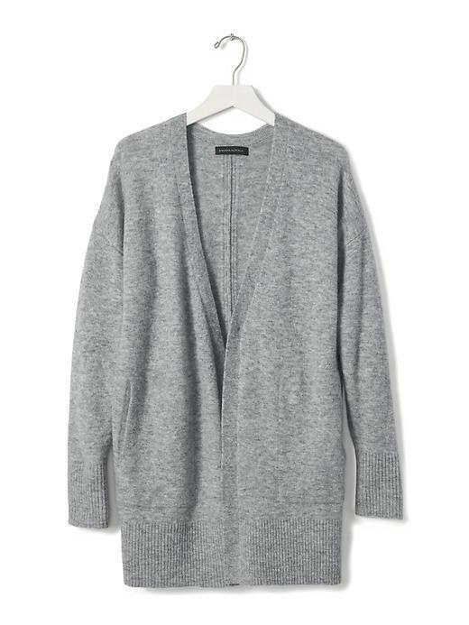 Banana Republic パッチポケット リラックスオープンカーディガン