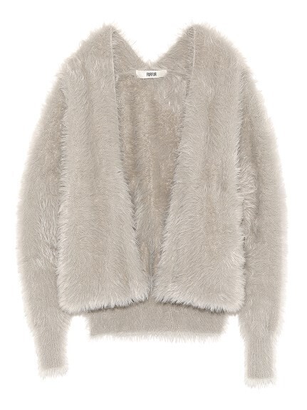 FURFUR フェザーヤーンカーデ