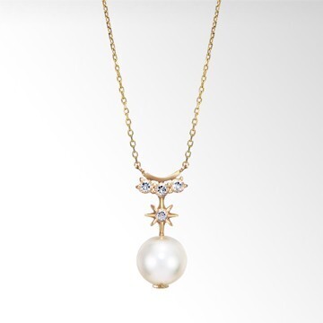 STAR JEWELRY PEARL OF SPACE NECKLACE