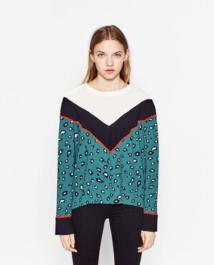 ZARA プリントトップス