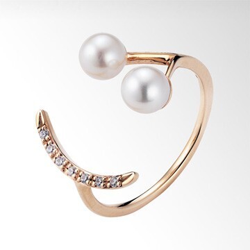 STAR JEWELRY SMILE FORK RING