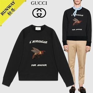 GUCCI ビー コットン スウェットシャツ