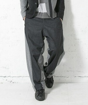 ANREALAGE PANEL PATCHWORK WIDE PANTS