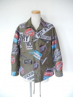 doublet Stickers Jacquard Field Jacket
