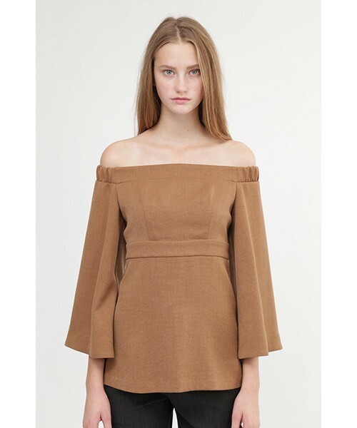 JILLSTUART ハリエットオフショルべルスリーブブラウス