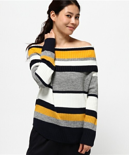 J.FERRY 2WAYオフショルニットプルオーバー