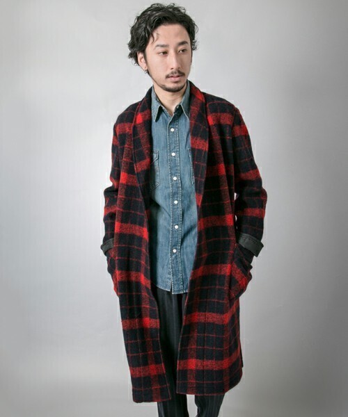 URBAN RESEARCH UR スライバーニットガウンコート