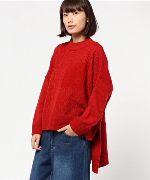 GRACE CONTINENTAL アランパッチワークトップ
