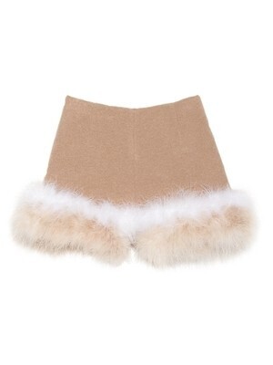 Lily Brown フェザーショートパンツ
