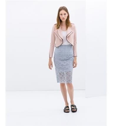 ZARA ジップショートジャケット