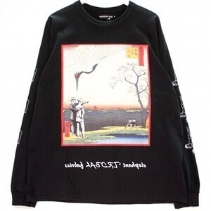 elephant TRIBAL fabrics 浮世絵プリントロンT