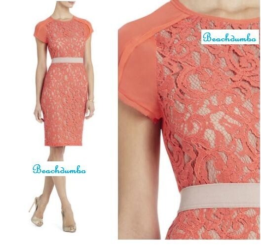 BCBG MAXAZRIA レース綺麗めワンピース
