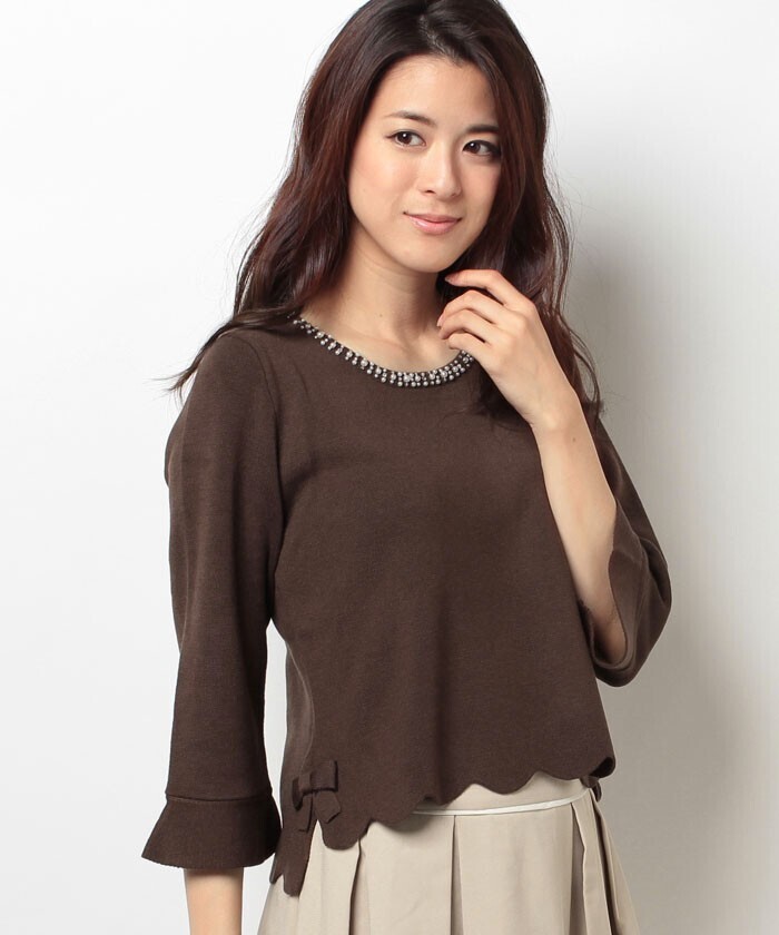 Cherite by PRIME PATTERN 【セットアップ対応商品】スカラップセットアップ