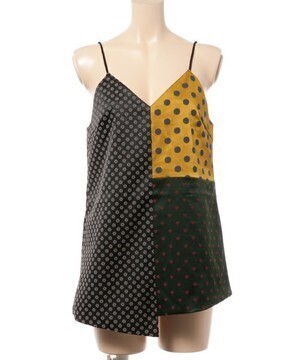 SLY DOTTED ジャガードキャミ