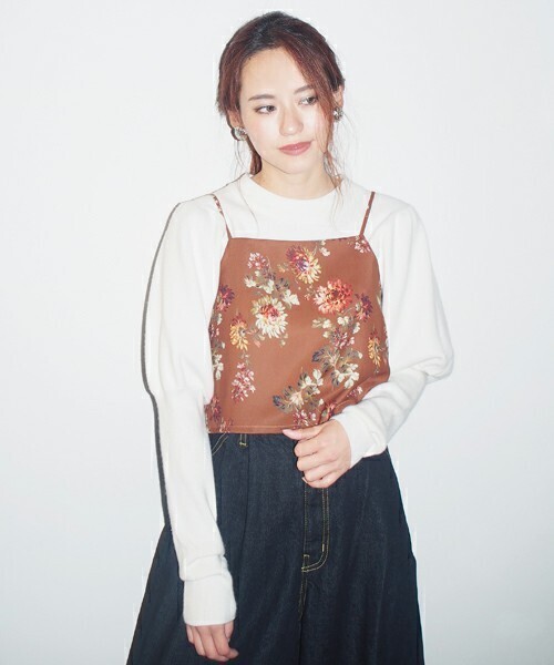 MURUA シックｆｌｏｗｅｒ キャミソール