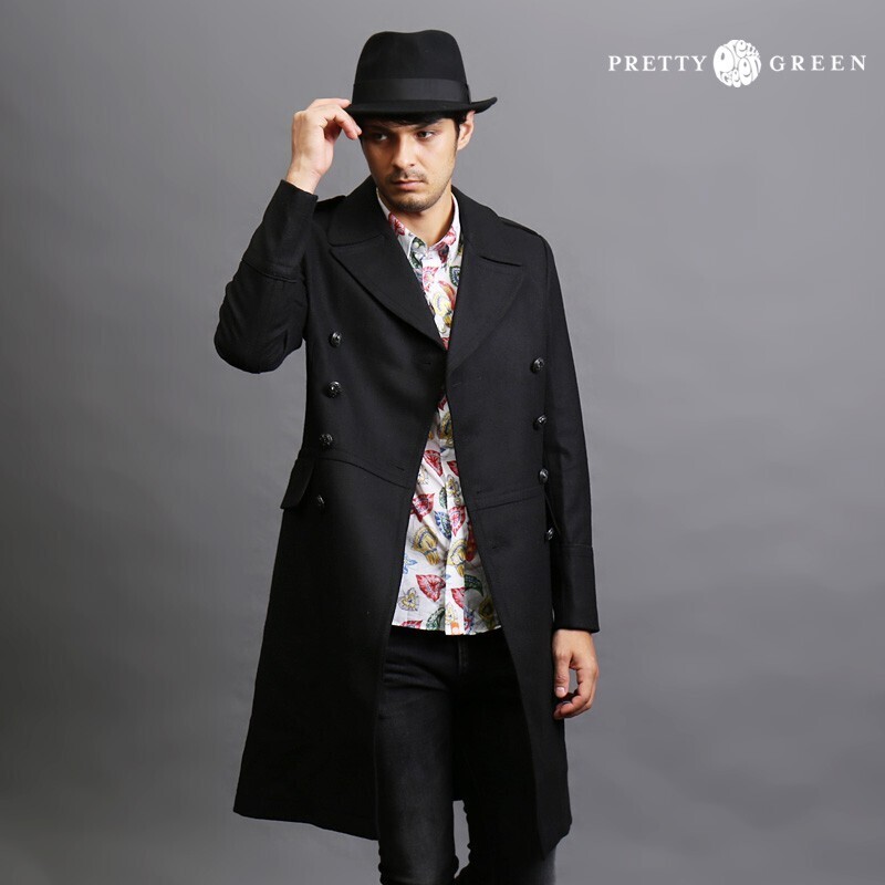 PRETTY GREEN WATCHTOWER ダブルボタンロングコート