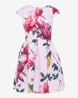 Ted Baker London TILLEA Citrus Bloom pleated dress