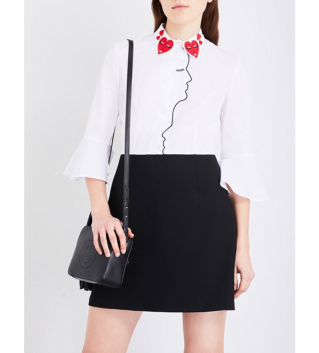 VIVETTA Codirosso cotton and crepe dress