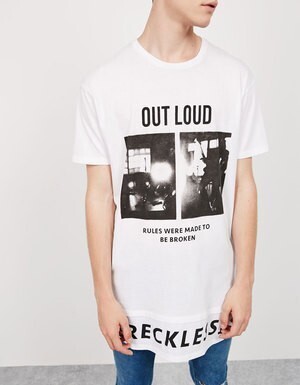 Bershka Blast/Out Loud layered top