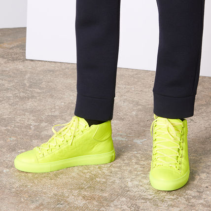 BALENCIAGA ハイカットレザースニーカー