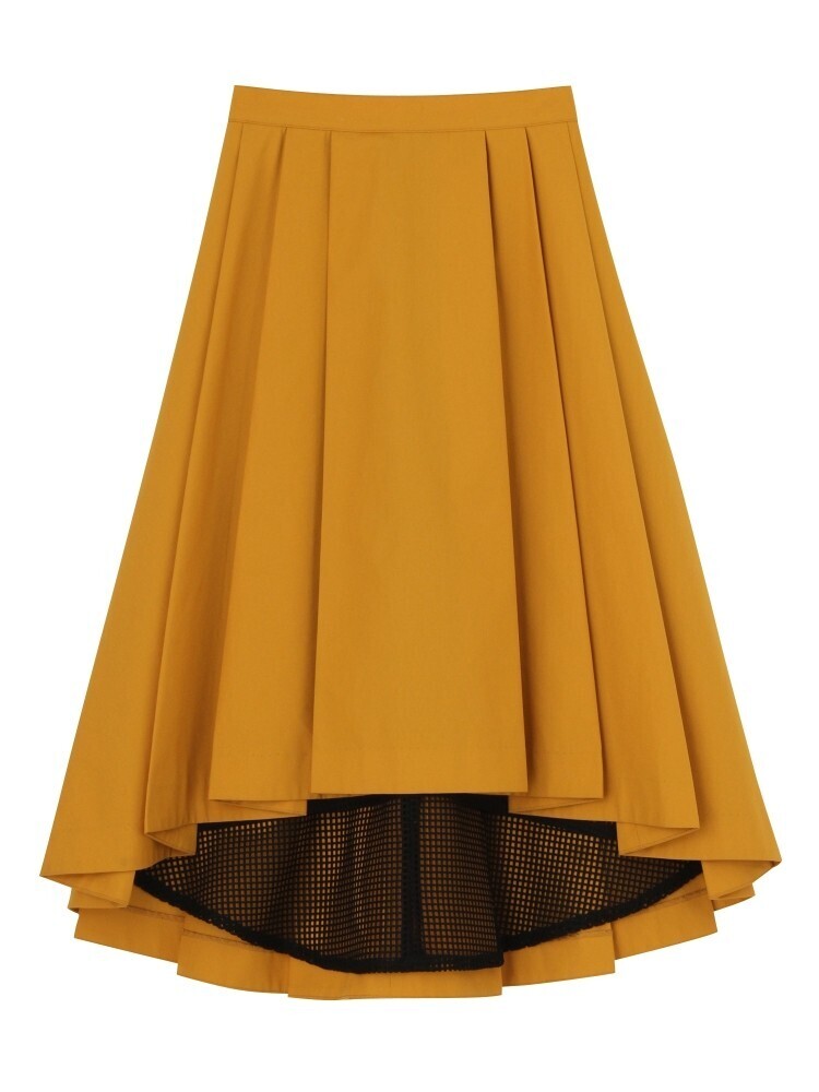 PAMEO POSE FISHNET LINING SKIRT