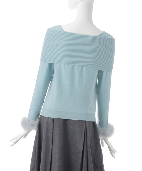 And Couture FOXファー付き4Wayプルオーバー