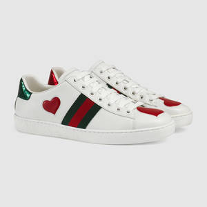 GUCCI エンブロイダリー付き ロートップスニーカー
