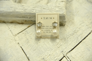trim 【t-1007P - t-1009P】パールジルコニアピアス
