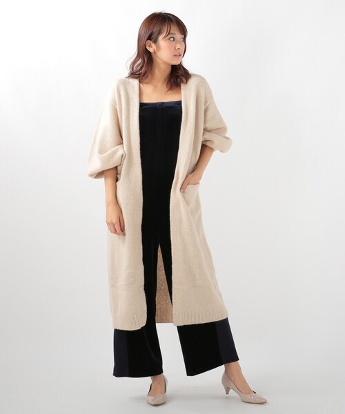 And Couture ブークレビッグスリーブコーディガン