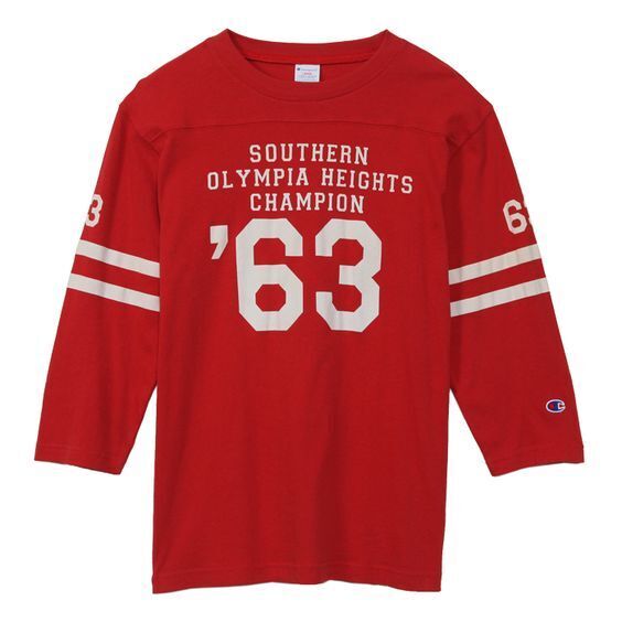 Champion 3/4スリーブ【7分袖】フットボールTシャツ