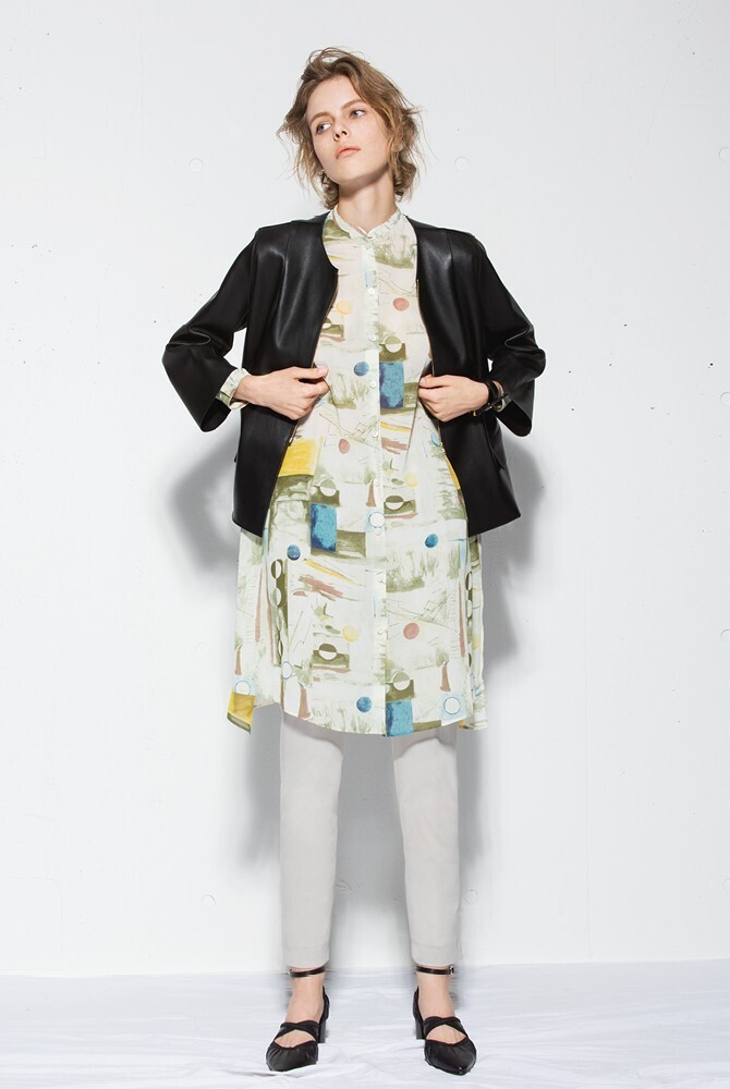 CLANE PAINTING ART LONG SHIRT