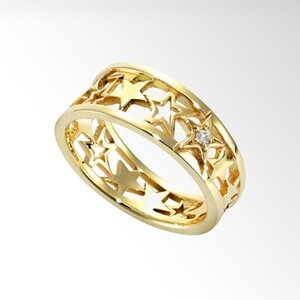 STAR JEWELRY STAR PINKIE RING