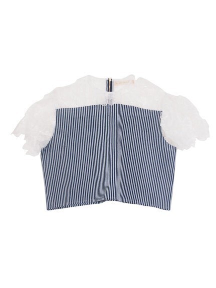 Honey mi Honey Flower lace short tops