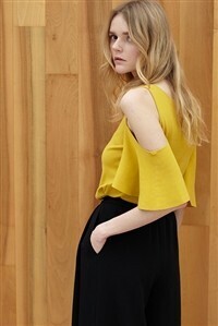 GRACE CONTINENTAL フレア袖2WAYニットトップ