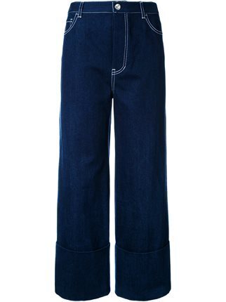 LE CIEL BLEU デニムワイドパンツ